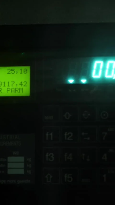 Screen and controller on industrial equipment Stock Footage 319833744