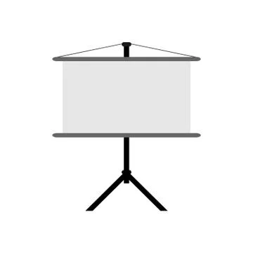 Screen Board Presentation Illustration Stock Illustration