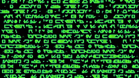 Screen code scroll - Text and Grids 1001 HD, 4K Stock Video Stock Footage 62908537