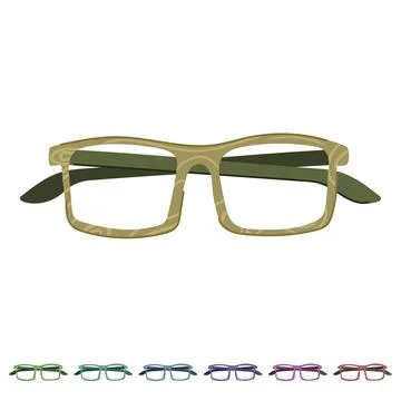 Screen computer glasses vector cartoon graphic 스톡 일러스트