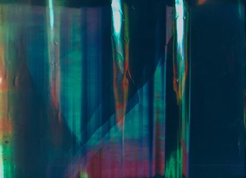 Screen damage digital glitch error colorful glow Stock Photos