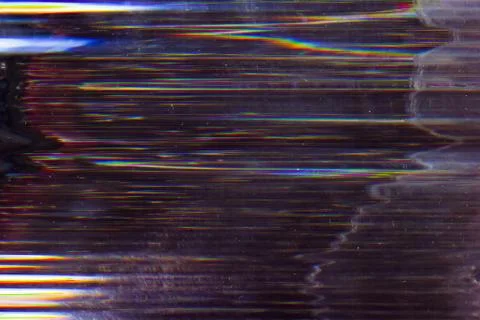 Screen damage system breakdown striped noise Stock Photos