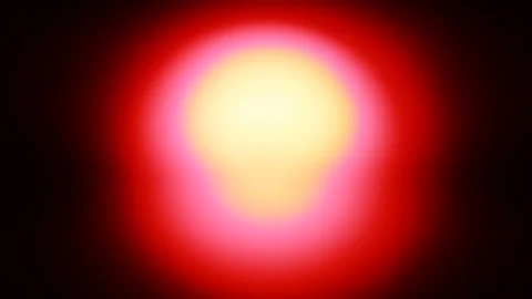 Screen Distortion. Blurred round ball-shaped spiritual light shakes constantly. Stock Footage 111884394