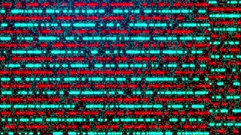 Screen Flicker Nodes Animation Stock Footage 150190259