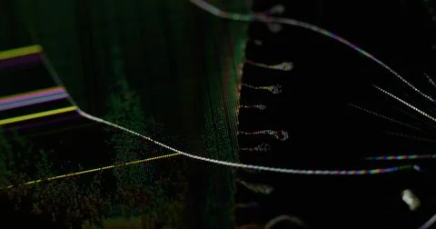 Screen glitch pixel texture distortion vibration Stock Photos