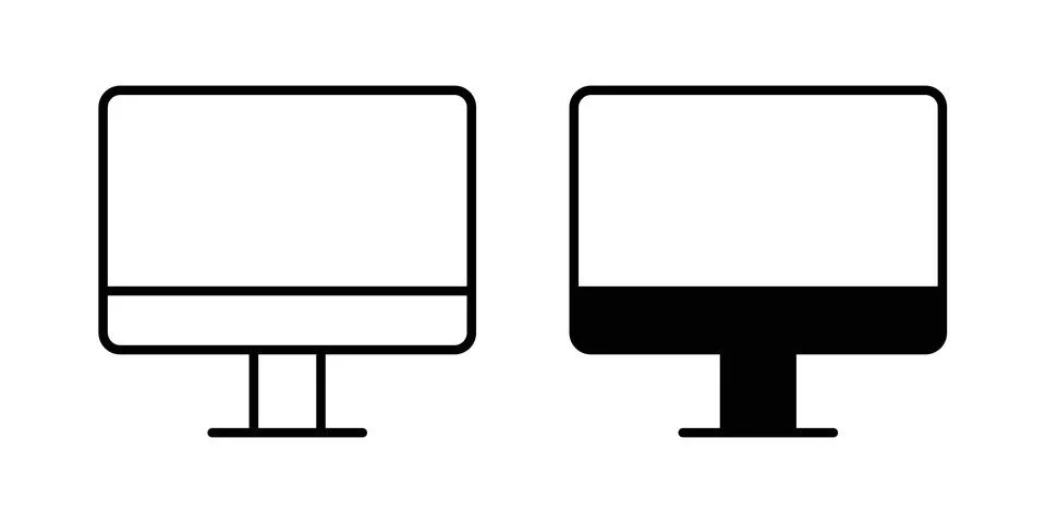 Screen icon graphic design. web icons vectors 스톡 일러스트
