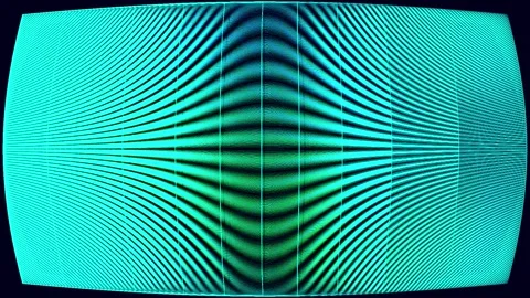 Screen interference glitch Horizontal 5s signal interference background 4K Video stock 330089371