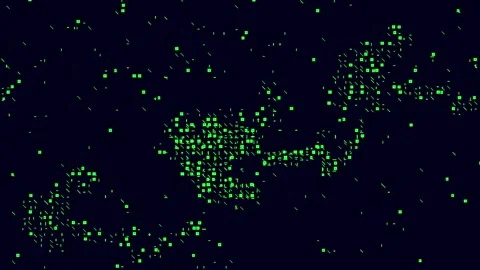 Screen interference glitch Horizontal 60s overlay background 4K Stock Footage 330071894