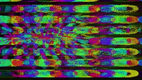 Screen interference glitch Horizontal 60s interference overlay 4K Stock Footage 330076226