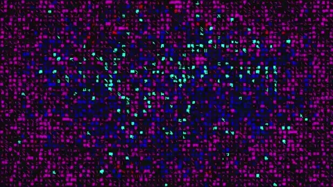 Screen interference glitch Horizontal 60s interference overlay 4K Stock Footage 330081805