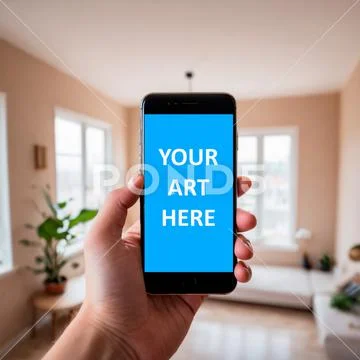 SCREEN INTERIOR DESIGN MOCKUP TEMPLATE PSD-sjabloon