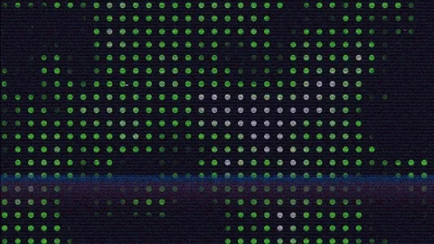 Screen with lines interference showing g... | Stock Video | Pond5