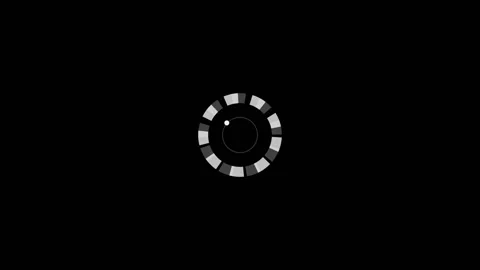 Screen loader circle Interface element download icon motion design full hd Stock Footage 165433673