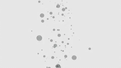 Screen loop Animation. Water Bubbles flying and float upwards Stock Footage 204842844