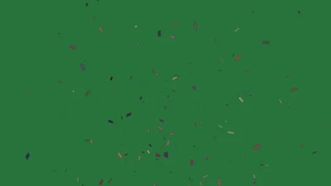 Screen lot of coning confe bunch flowers green screen frame composition Stock-Footage 335697268