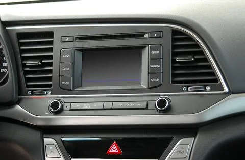 Screen multimedia system Stock Photos