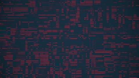 Screen Noise Grid Red Scan Lines Flow Abstract Loop Background Stock Footage 119542401