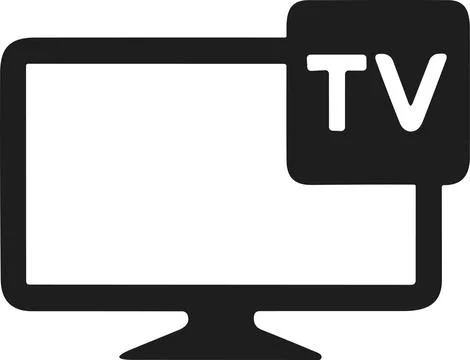 Screen or LCD or TV video resolution icon. Monitor size symbol. screen and .. Stock Illustration