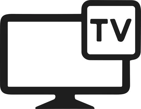 Screen or LCD or TV video resolution icon. Monitor size symbol. screen and .. Stock Illustration