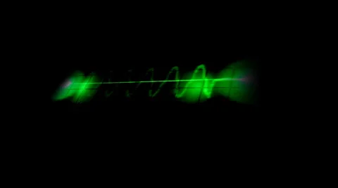Screen of the oscilloscope Stock Footage 2360749