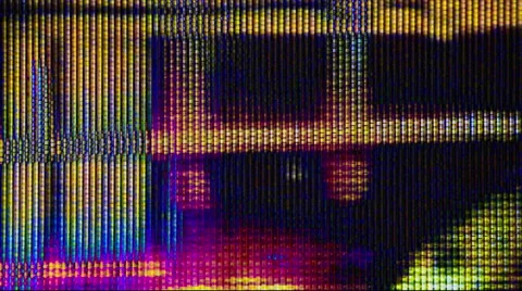 Screen Pixels TV Noise Video Background 1545 - 4K Stock Footage 40364586