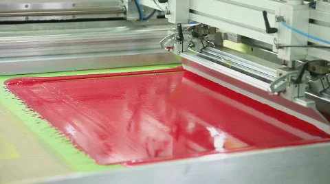 Screen printing Stock Footage 343514