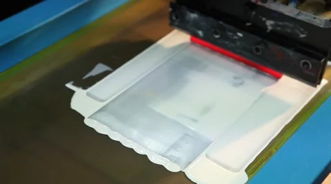 Screen printing Stock Footage 43656864