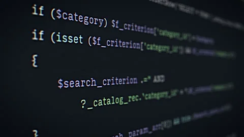 Screen with Programming Language Code Video stock 300989582