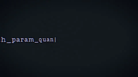 Screen with Programming Language Code Stock Footage 300989717