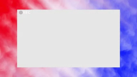 Screen recording alpha channel of red and blue smoke Stockbeeldmateriaal 326614099