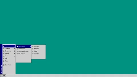 Screen recording of clicking desktop computer menu Stock Footage 346806000