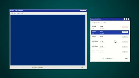 Screen recording of software interface and data processing Stock Footage 346981804