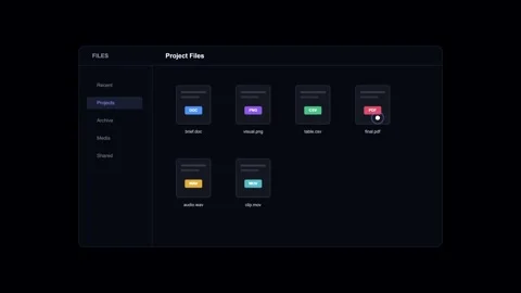 Screen recording of user interface navigation and clicks Stock Footage 346926520