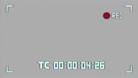 Screen Recording VHS Overlay Stock Footage 311100570