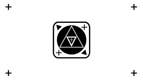Screen Replacement Tracking Markers Stock Illustration