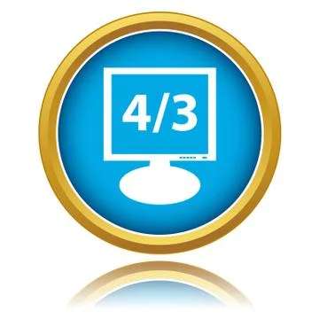 Screen resolution icon Illustration