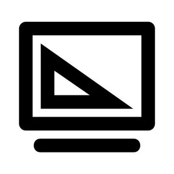 Screen Resolution Icon Stock Illustration