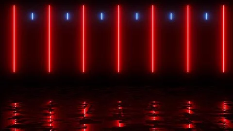 Screen saver modern technology live wallpaper lines moving asmr. Glowing ne.. Stock Illustration