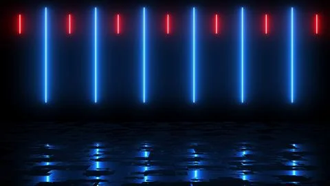 Screen saver modern technology live wallpaper lines moving asmr. Glowing ne.. Stock Illustration