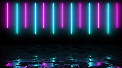 Screen saver modern technology live wallpaper lines moving asmr. Glowing ne.. Stock Illustration