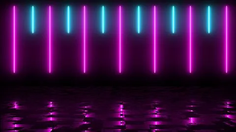 Screen saver modern technology live wallpaper lines moving asmr. Glowing ne.. Stock Illustration