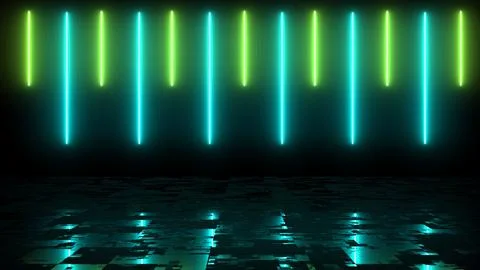 Screen saver modern technology live wallpaper lines moving asmr. Glowing ne.. Stock Illustration