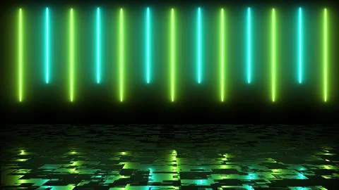 Screen saver modern technology live wallpaper lines moving asmr. Glowing ne.. Stock Illustration