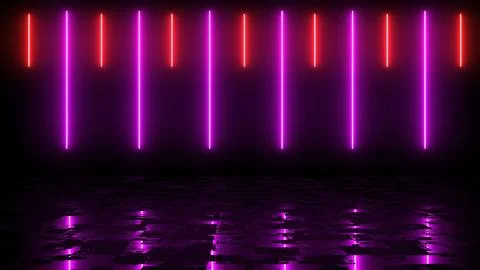 Screen saver modern technology live wallpaper lines moving asmr. Glowing ne.. Stock Illustration