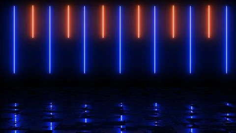 Screen saver modern technology live wallpaper lines moving asmr. Glowing ne.. Stock Illustration