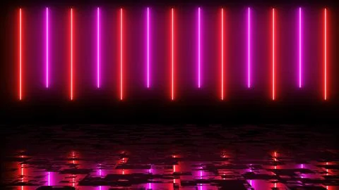 Screen saver modern technology live wallpaper lines moving asmr. Glowing ne.. Stock Illustration