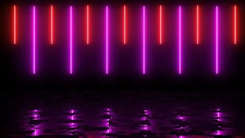 Screen saver modern technology live wallpaper lines moving asmr. Glowing ne.. Stock Illustration