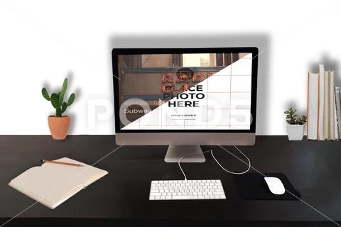 Screen Scene Mockup PSDテンプレート