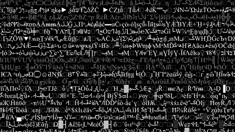 A Screen of Scrolling Formula Stock Footage 91906017