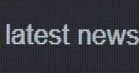 Screen search bar text typing: latest news Stock Footage 259065511